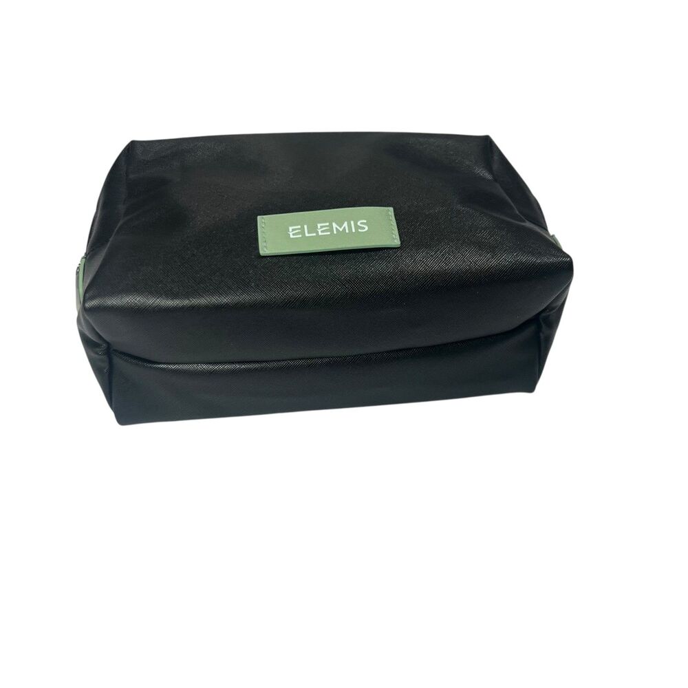 Elemis Toiletry Case Makeup Cosmetics Skincare Travel Bag Black - New W/out Tags